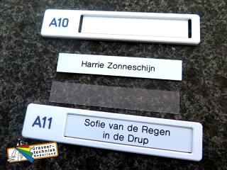 Naamkaarthouder 100x20mm PVC